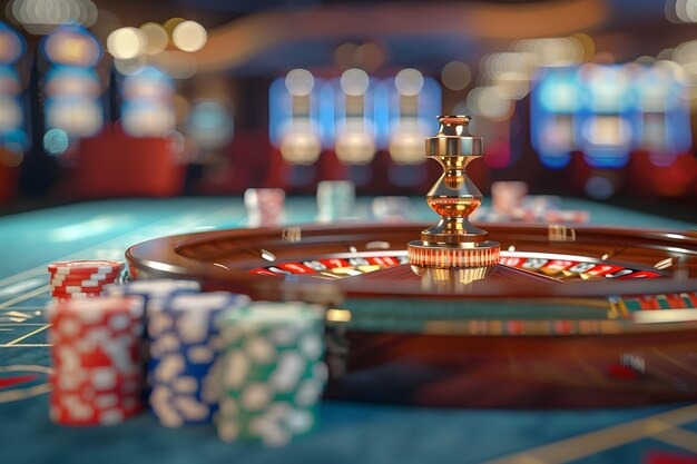 Close-up of live roulette wheel in motion at govegas98 studio during World Cup broadcast period